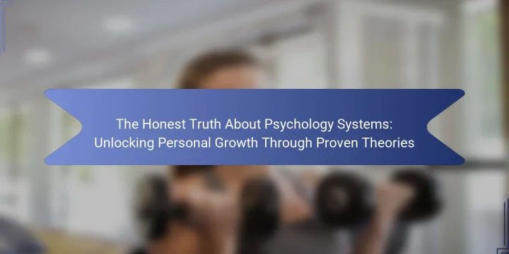 The Honest Truth About Psychology Systems: Unlocking Personal Growth Through Proven Theories
