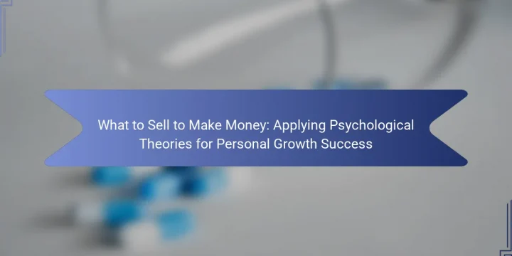 What to Sell to Make Money: Applying Psychological Theories for Personal Growth Success